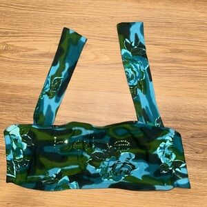 Vintage BEBE strapless swimsuit size M